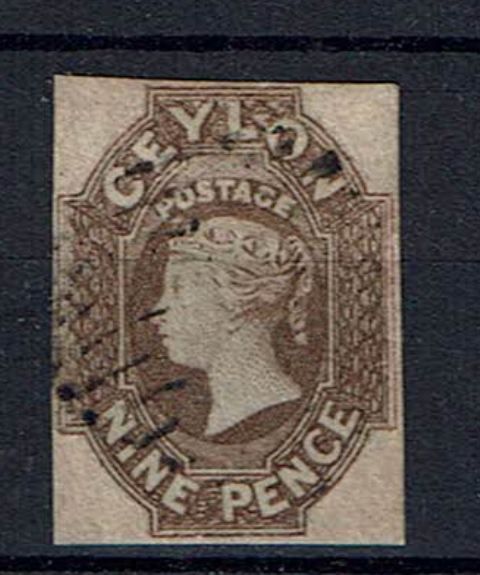 Image of Ceylon/Sri Lanka SG 8 FU British Commonwealth Stamp